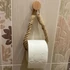 Kép 2/10 - Kenderkötél WC Papír Tartó - Természetes Anyagból Készült Fürdőszobai Kiegészítő