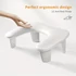 Kép 1/9 - Ergonomikus körömdíszítő párna - Kényelmes kéz- és lábtámasz manikűrhöz, könnyen tisztítható szagmentes felülettel, ideális otthoni szalon használatra