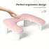Kép 7/9 - Ergonomikus körömdíszítő párna - Kényelmes kéz- és lábtámasz manikűrhöz, könnyen tisztítható szagmentes felülettel, ideális otthoni szalon használatra