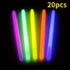 Kép 1/10 - 20 db fluoreszkáló világító fénypálcika éjszakai horgászathoz, 4,5 mm – növelje a fogást hatékonyan