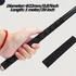 Kép 1/10 - Csúszásmentes, Izzadságelnyelő Horgászbot Nyélcső Fekete - 3cm Átmérőjű, 1 Méter Hosszú