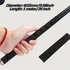 Kép 1/10 - Csúszásmentes, Izzadságelnyelő Horgászbot Nyélcső Fekete - 3cm Átmérőjű, 1 Méter Hosszú