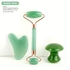 Kép 3/10 - Jade Roller & Gua Sha, Archenger, Természetes Kő Arcszépítő és Masszázs Roller Szett