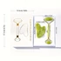 Kép 6/10 - Jade Roller & Gua Sha, Archenger, Természetes Kő Arcszépítő és Masszázs Roller Szett