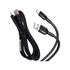 Kép 2/10 - Hosszú és strapabíró USB-C típusú kábel okostelefon töltéséhez és adatátvitelhez