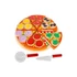 Kép 2/10 - Fa pizza készlet gyerekeknek - 22471, kreatív szerepjátékhoz