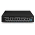 Kép 2/4 - Esperanza 8 portos PoE Ethernet kapcsoló + 2 Uplink port, 10/100 sebességgel, Spotter funkcióval - ENS106