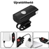 Kép 2/6 - USB-ről tölthető LED-es Biciklilámpa Szett