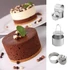 Kép 7/7 - Rozsdamentes acél sütemény (Mousse) forma
