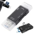Kép 3/5 - USB C - USB A csatlakozású microSD kártya olvasó