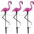 Kép 1/4 - Napelemes Flamingó kertilámpa (3 db)