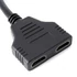 Kép 6/7 - DUAL HDMI kábel HDMI elosztó - Ugyanaz a kép több kijelzőn