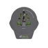 Kép 2/3 - q2power 1.100110-TH utazóadapter, World to Europe USB, USB 5V 2.4A, max. 16 A, 250 V - 4000 W teljesítmény