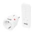 Kép 1/4 - Home TH2311 távirányítható mini hálózati aljzat szett, 2300 W, 1 aljzat + 1 távirányító