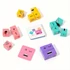 Kép 3/7 - 1 készlet Fa Gyerekek Arc kirakó Puzzle Építőkocka