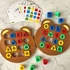 Kép 3/9 - geometriai alakzatok illesztése építőkockákkal, gyosasági társasjáték