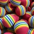 Kép 4/6 - 10db Szivárvány Csíkos Habgolyók Macskáknak & Kutyáknak