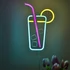 Kép 3/6 - Élénk Citrom & Jégkocka LED Neon Tábla