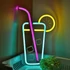 Kép 4/6 - Élénk Citrom & Jégkocka LED Neon Tábla