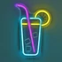 Kép 6/6 - Élénk Citrom & Jégkocka LED Neon Tábla