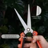 Kép 5/8 - 5 darabos Ergonomikus Kerti Szerszámkészlet Rozsdamentes Acél Metszőollóval, Magas Minőségű Pengékkel és Tárolótáskával