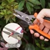Kép 8/8 - 5 darabos Ergonomikus Kerti Szerszámkészlet Rozsdamentes Acél Metszőollóval, Magas Minőségű Pengékkel és Tárolótáskával