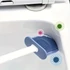 Kép 6/9 - Falra szerelhető szilikon WC-kefe készlet tartóval
