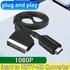 Kép 1/8 - 1 db 2024-es modell Scart-HDTV átalakító adapter kábel