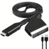 Kép 2/8 - 1 db 2024-es modell Scart-HDTV átalakító adapter kábel