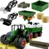 Kép 1/5 - 41,91 cm-es 1/24-es méretarányú farm traktor játékkészlet pótkocsival