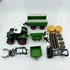 Kép 2/5 - 41,91 cm-es 1/24-es méretarányú farm traktor játékkészlet pótkocsival
