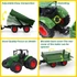 Kép 5/5 - 41,91 cm-es 1/24-es méretarányú farm traktor játékkészlet pótkocsival