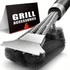 Kép 1/7 - Rozsdamentes acél BBQ grillkefe és kaparó