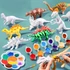 Kép 1/8 - 6 darabos dinoszaurusz festőjáték készlet