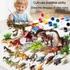 Kép 8/8 - 6 darabos dinoszaurusz festőjáték készlet