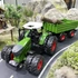 Kép 10/10 - Élethű 42cm-es Farm Traktor Játékkészlet Pótkocsival