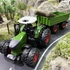 Kép 2/10 - Élethű 42cm-es Farm Traktor Játékkészlet Pótkocsival