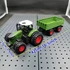 Kép 6/10 - Élethű 42cm-es Farm Traktor Játékkészlet Pótkocsival