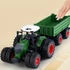 Kép 7/10 - Élethű 42cm-es Farm Traktor Játékkészlet Pótkocsival