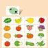 Kép 3/9 - 16 darabos Montessori Puzzle Kártya játék