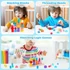 Kép 6/7 - Montessori fa gyöngyös szortírozó játékszett