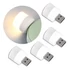 Kép 4/6 - 10db Mini USB éjszakai Lámpa, Meleg Fehér