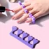 Kép 3/10 - 20 db Szív alakú körömdíszítő lábujjleválasztók - Soft Gel UV Beauty Tools professzionális manikűrhöz és pedikűrhöz