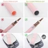 Kép 10/10 - 5db Rózsaszín/fekete Nail Art Ecsetek A Részletekért, Long Nail Art Line Ecsetek Manikűrzselé Finom Mintákhoz