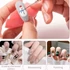 Kép 8/10 - 5db Rózsaszín/fekete Nail Art Ecsetek A Részletekért, Long Nail Art Line Ecsetek Manikűrzselé Finom Mintákhoz