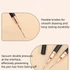 Kép 9/10 - 5db Rózsaszín/fekete Nail Art Ecsetek A Részletekért, Long Nail Art Line Ecsetek Manikűrzselé Finom Mintákhoz