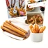 Kép 2/7 - rozsdamentes acél tésztaadagoló - kézi churros készítő több fúvókával - sokoldalú tésztaprés spanyol churroshoz, latin süteményekhez