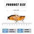 Kép 10/10 - Bionic Cicada Hard Fish Csali - Spinning horgászcsali propelleres háromszögű horoggal