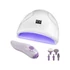 Kép 1/10 - Keverék készlet lámpa 12 led uv 12w marógép