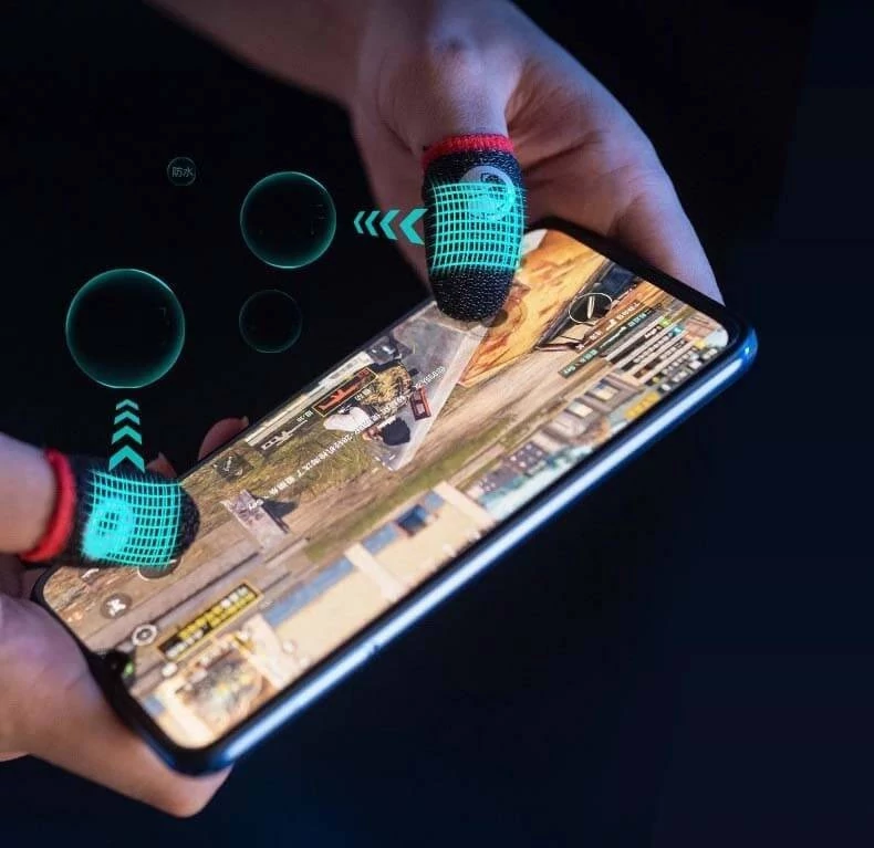 Gamer Control Kesztyű, Csúszásgátló és Izzadságmentes Ujjvédő Gaming Kesztyű